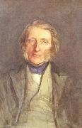 Sir Hubert von Herkomer,RA,RWS Portrait of john Ruskin (mk46) oil painting artist